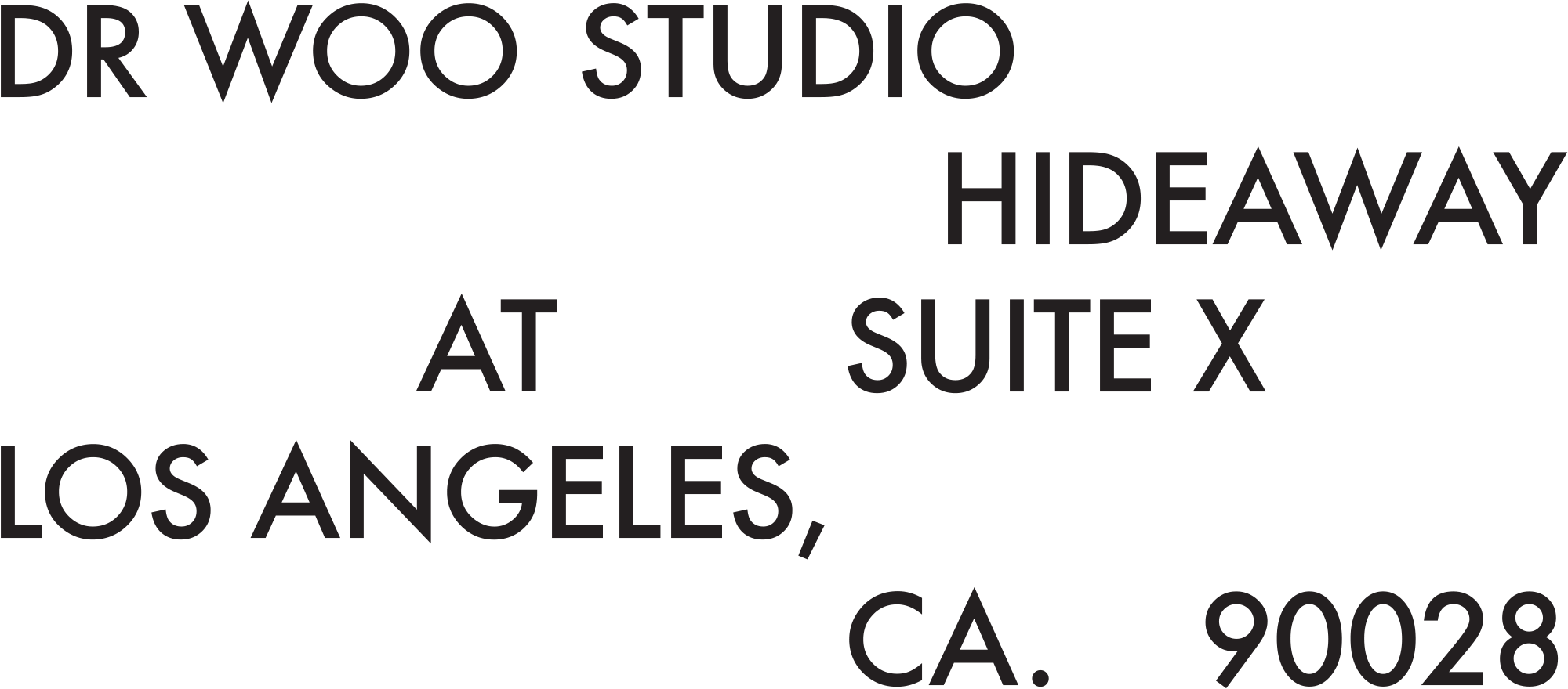 Dr. Woo Studio, Hideaway at Suite X, Los Angeles, CA 90028